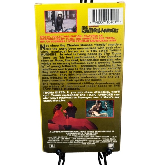 The Love Thrill Murders VHS: Troma Horror: Collectors Edition: Lloyd Kaufman - Picture 2 of 6